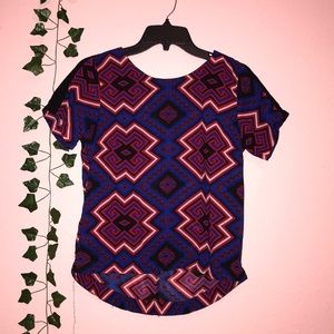 Multicolored polyester shirt